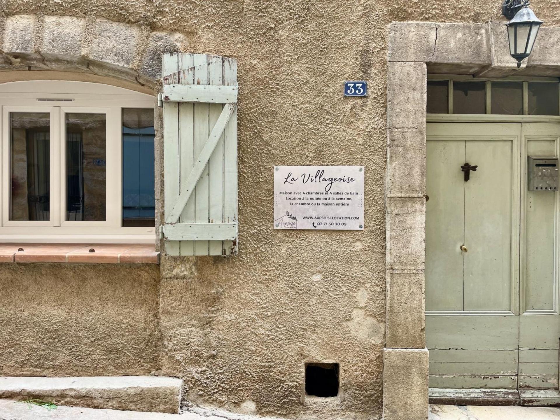 La Villageoise Aups Exteriör bild